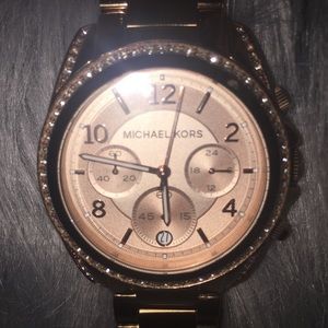 Beautiful Rose Gold Watch with Diamond 💎Face